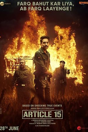 Article 15 2019 movie poster - watch and download free