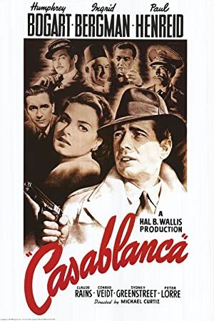 Casablanca 1942 movie poster - watch and download free