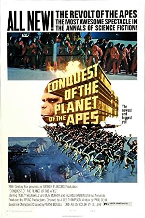 Conquest of the Planet of the Apes 1972 movie poster - watch and download free